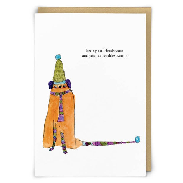 Holiday Extremities Greeting Card