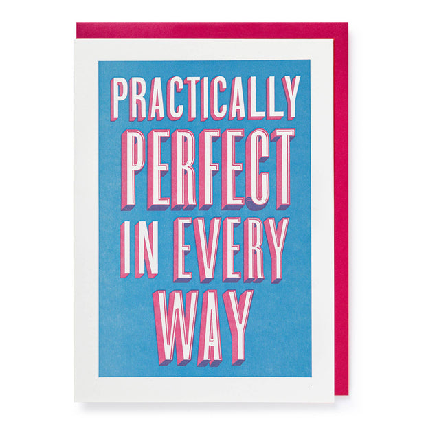 Practically Perfect Greeting Card