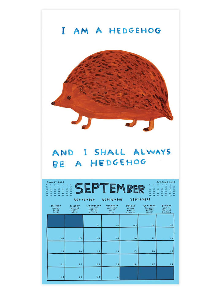 David Shrigley Official 2027 Wall Calendar