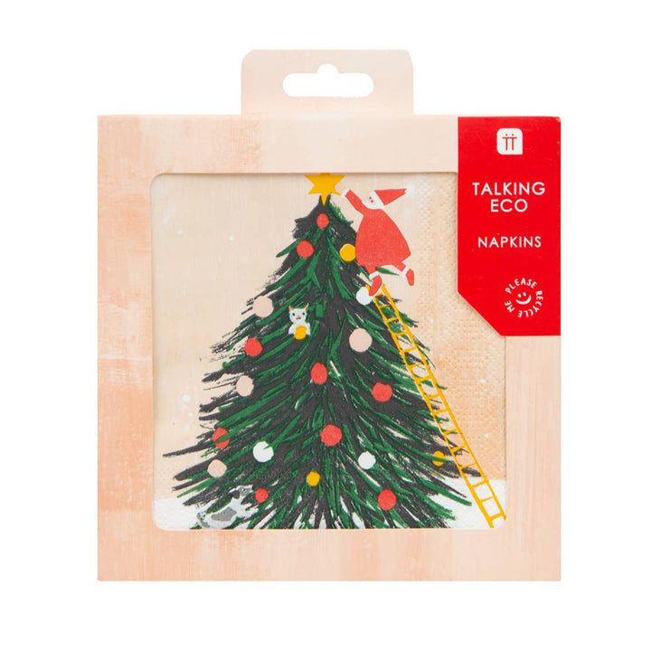 Christmas Tree Napkins 20 Pack