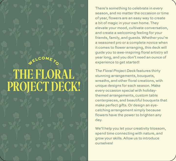 Floral Project Deck