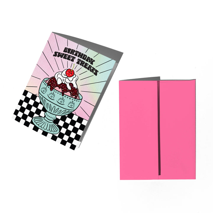 Ice Cream Sundae Birthday Card