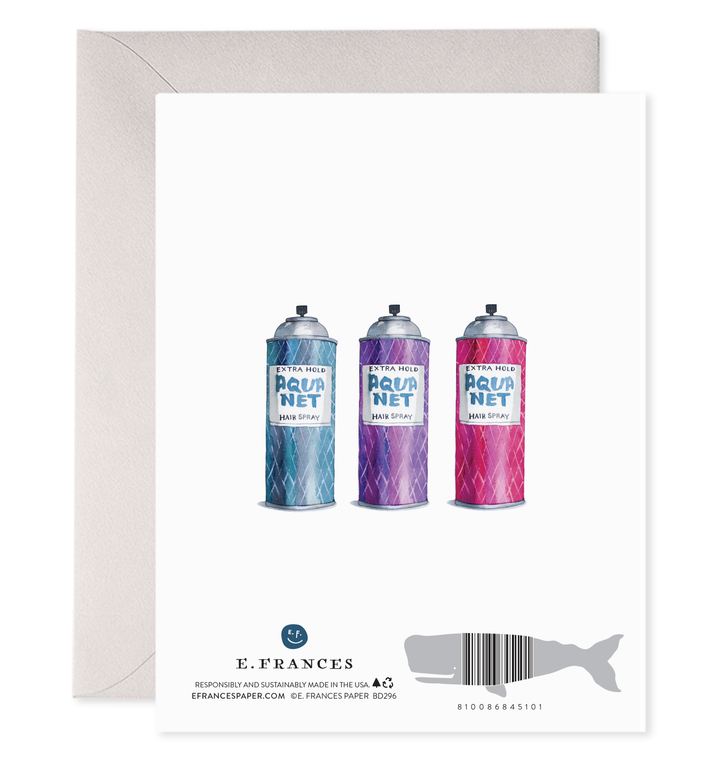 Aquanet Birthday Greeting Card