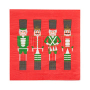 Red Nutcracker Christmas Napkins