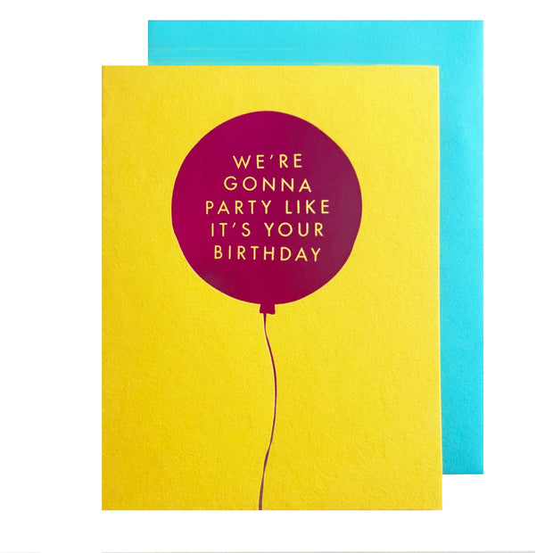 Party Birthday Card