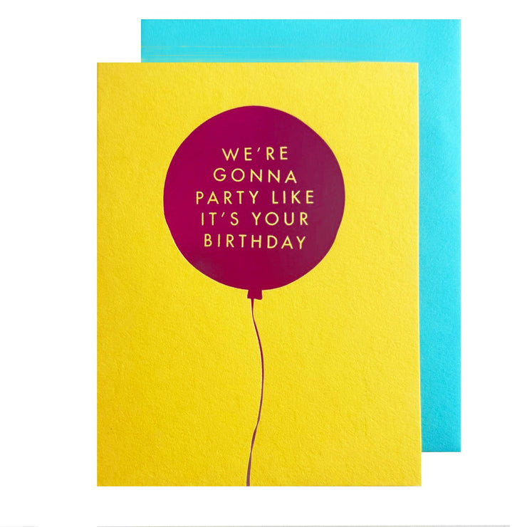 Party Birthday Card