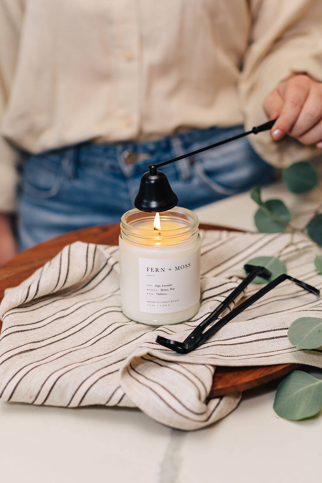 Fern + Moss Jar Candle