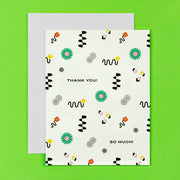 Thank You So Much Floral Pattern Card: Single Card