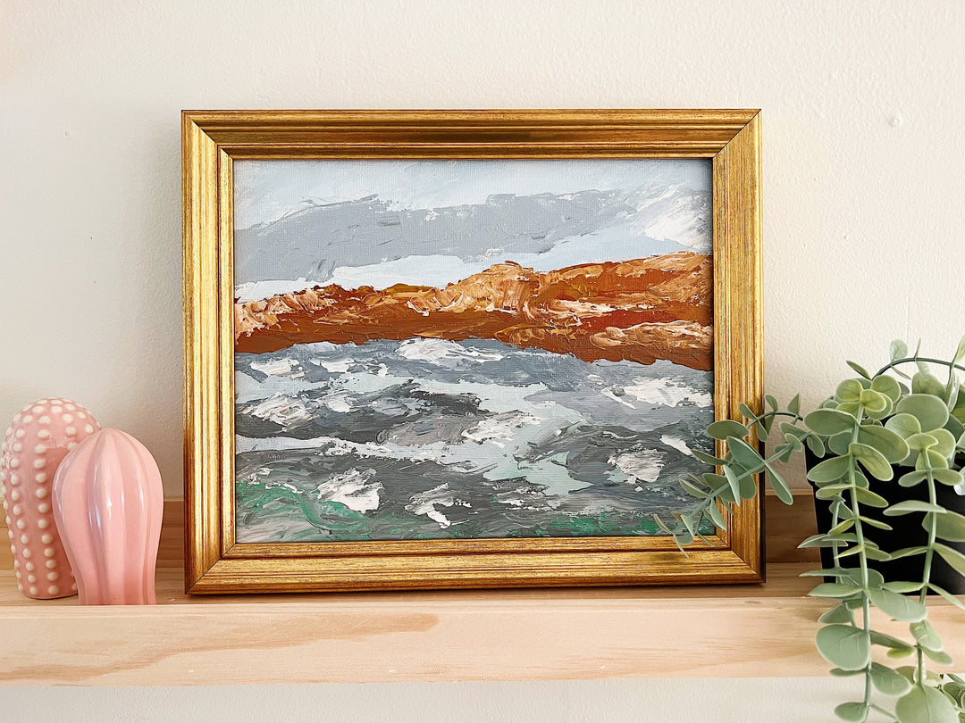 Coastal Cliffs (palette knife) Painting Kit