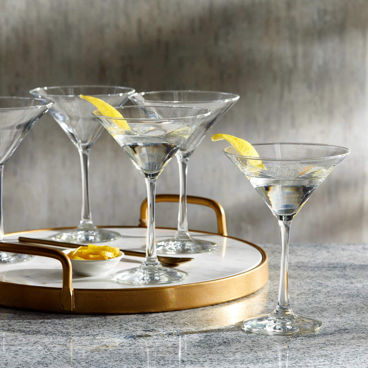 Libbey Essentials Martini Glasses, 8oz, Set of 6