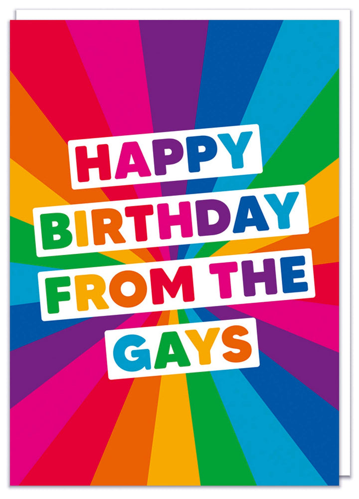 Happy Birthday from the gays Greeting Card