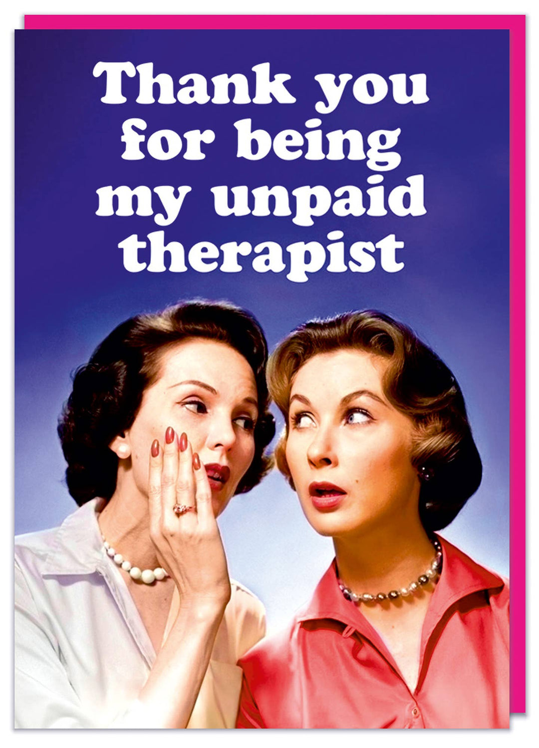 Unpaid therapist Greeting Card