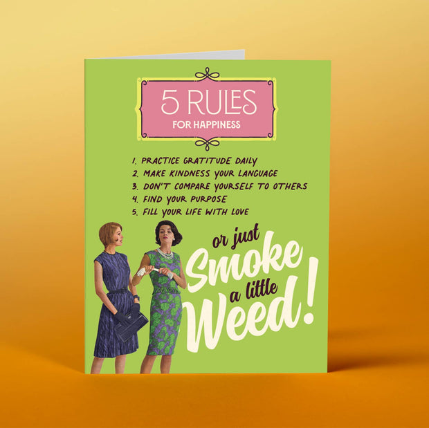 WEED 5 Rules