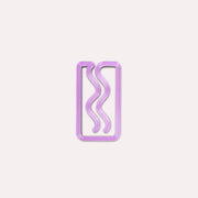 Mini Translucent Miami 3D Printed Bookmark: Multicolour
