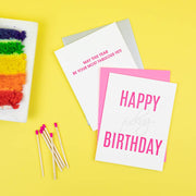 Most Fabulous Year Yet Letterpress Greeting Card