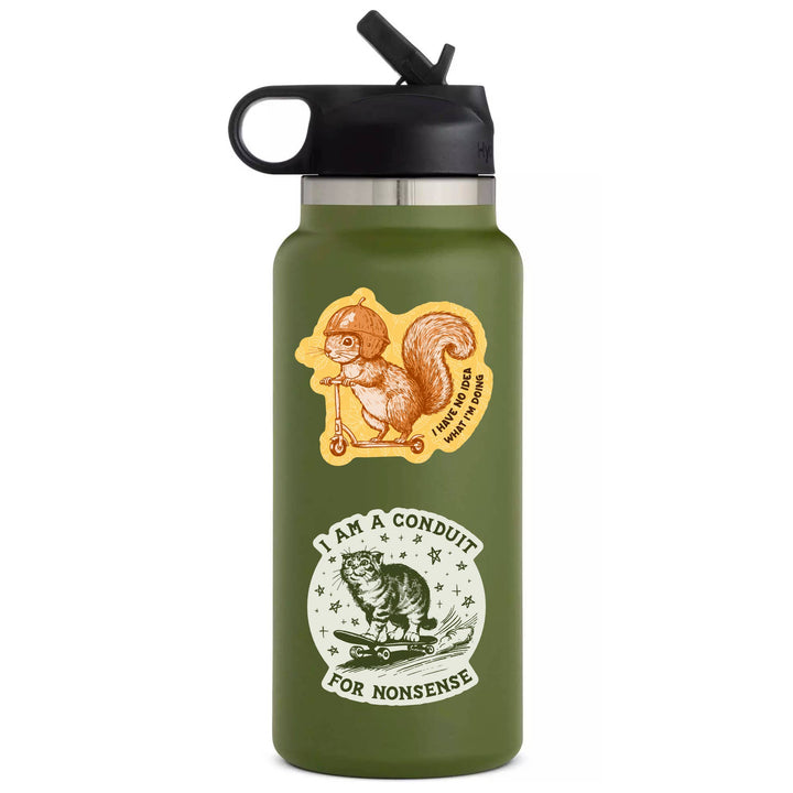 Silly Funny Kitty Cat High Quality Vinyl Sticker