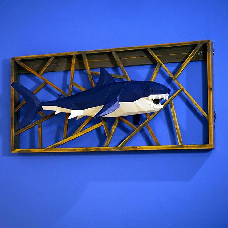 3D Shark Origami Model PaperCraft