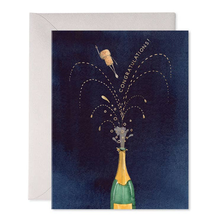 Flying Cork Greeting Card