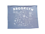 Brooklyn Tea Towel: Blue