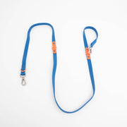 The Fritz Dog Leash | Leash wit Handle | Multi Dog Leash: Baby blue red / Standard