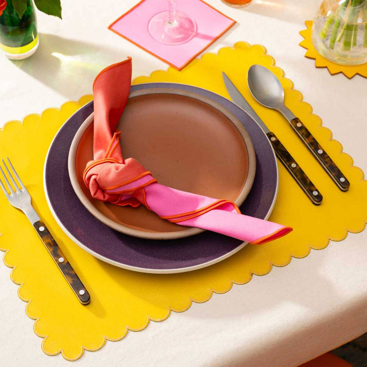Limonada Oilcloth Placemat