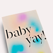 Gradient Baby Card