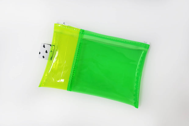 Yellow + Green Jelly Wallet