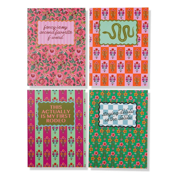 Stitched Notebook S/4 - Spring Set