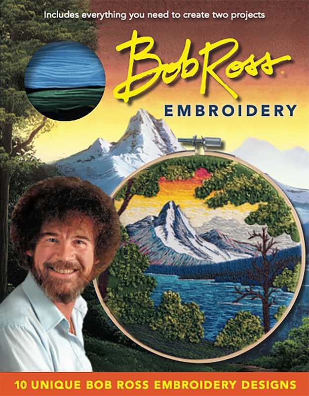 Bob Ross Embroidery by Deborah Wilding