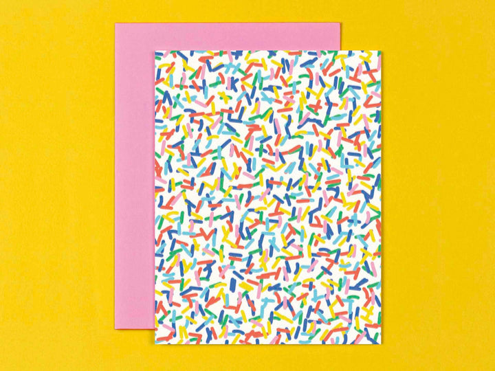 Loaded Sprinkles Blank Pattern Card or Card Set