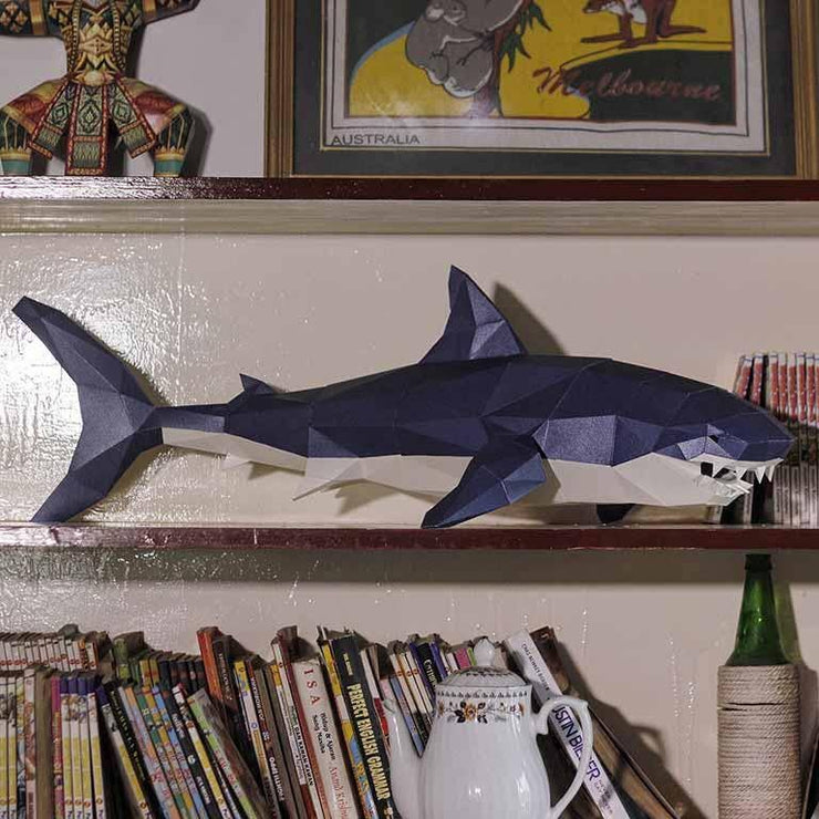 3D Shark Origami Model PaperCraft
