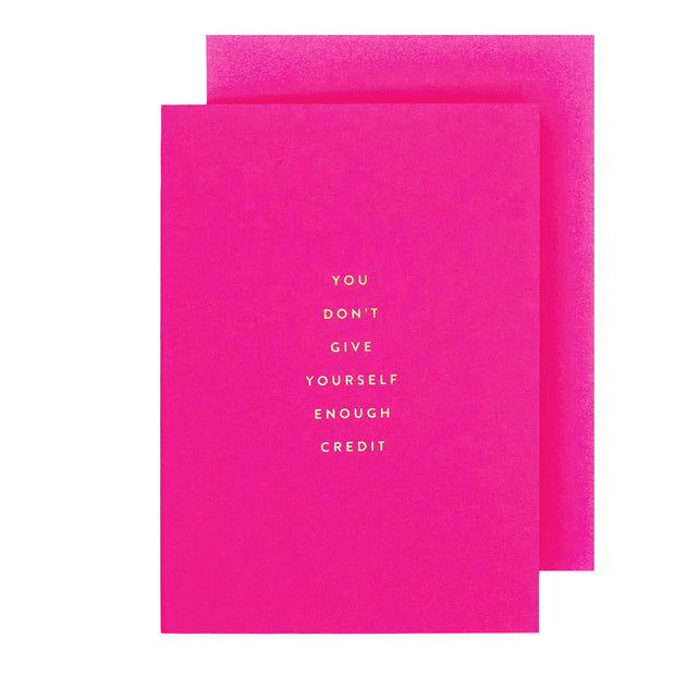 Enough Credit Petite Friendship Card
