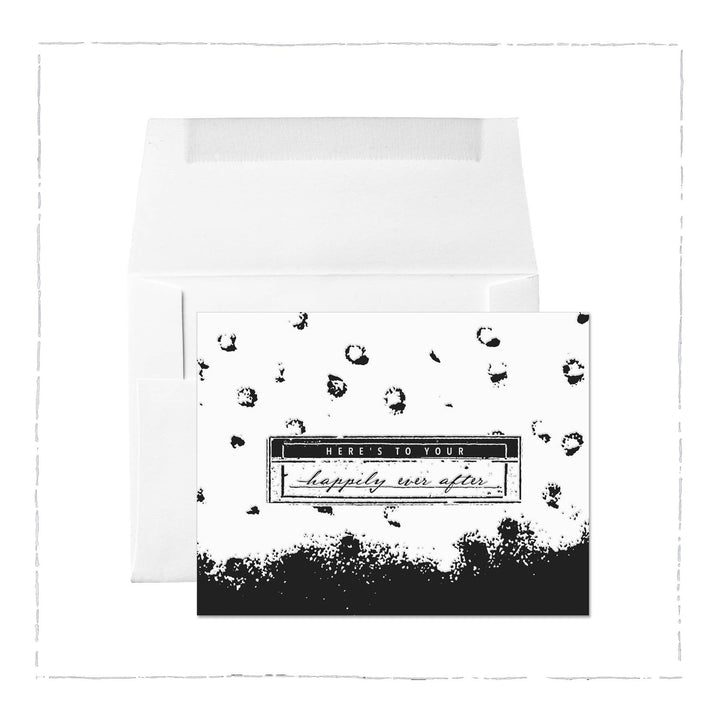 Mineral Petrified Palm Congratulations Wedding Card