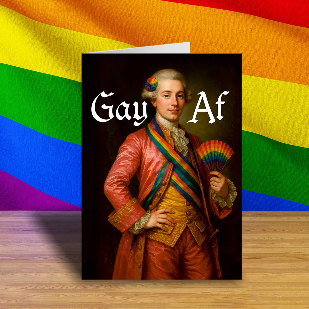 Gay AF Greeting Card