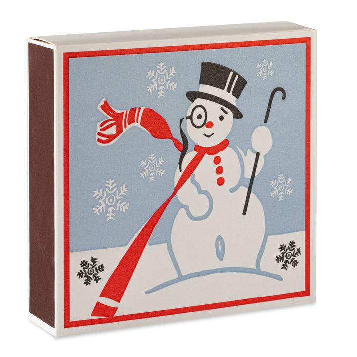 Snowman | Square - Christmas Safety Matches🎄
