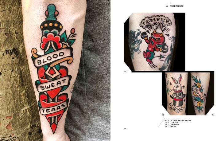Graphic Art of Tattoo Lettering