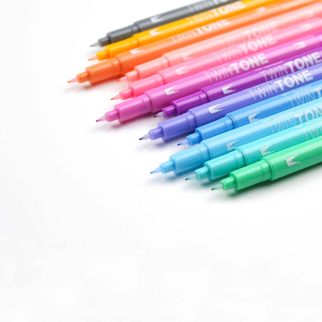 TwinTone Marker Set: Pastel - 12-Pack