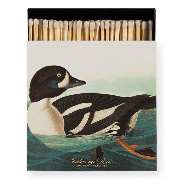 The Golden-Eye Duck Safety Matches