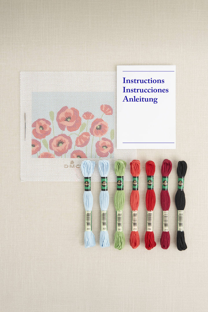 DMC Designer Tapestry Kit Poppy Field