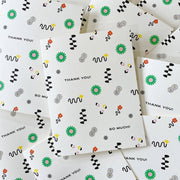 Thank You So Much Floral Pattern Card: Single Card