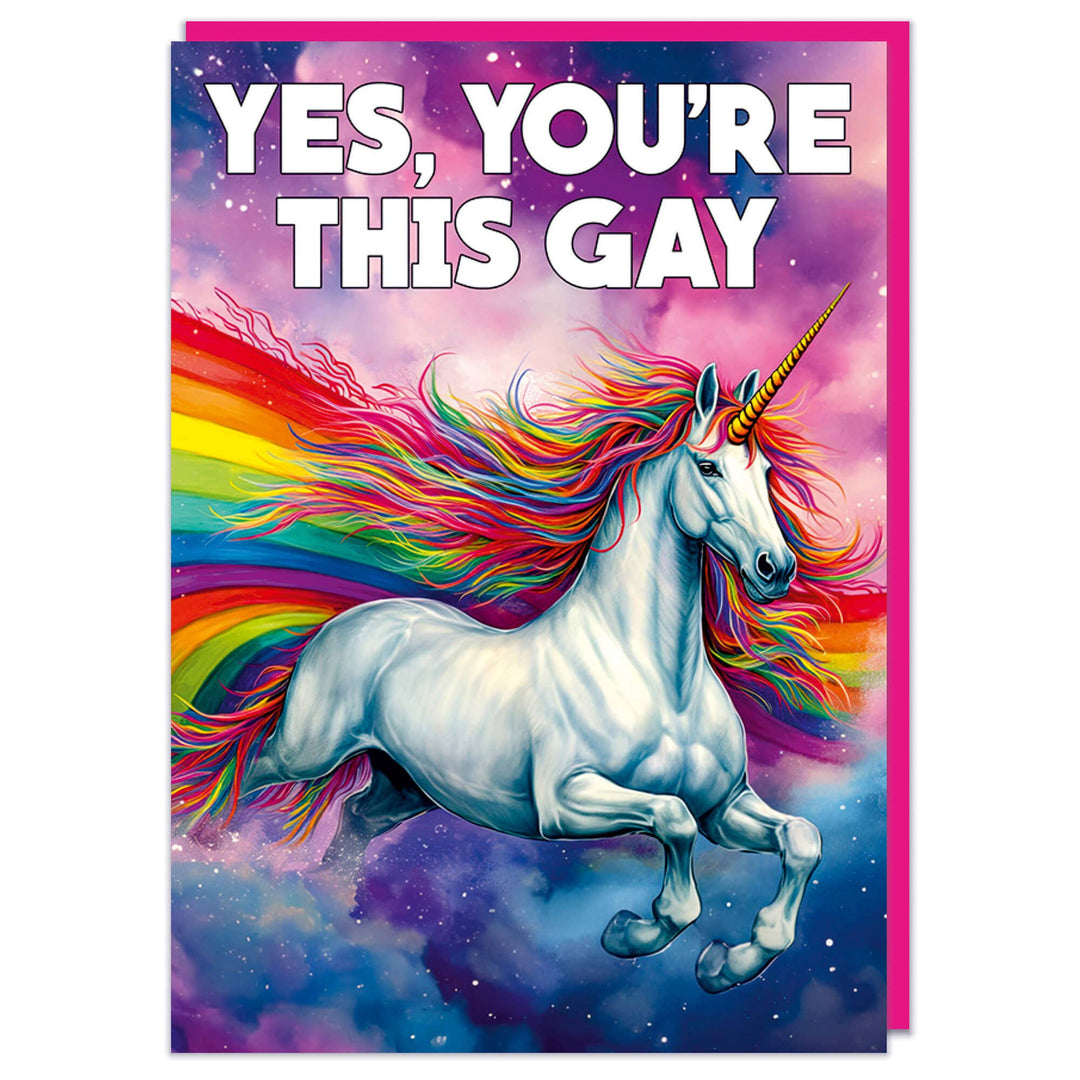 Yes, you're this gay Greeting Card