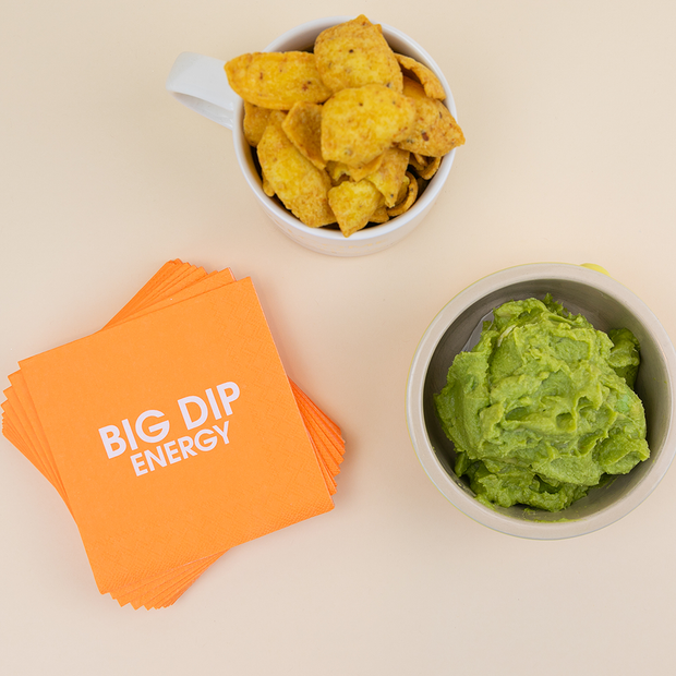 Big Dip Energy - Orange Cocktail Napkins