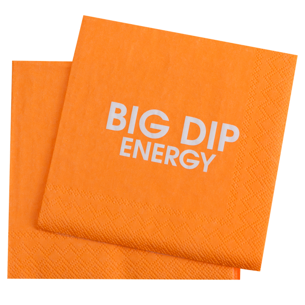 Big Dip Energy - Orange Cocktail Napkins