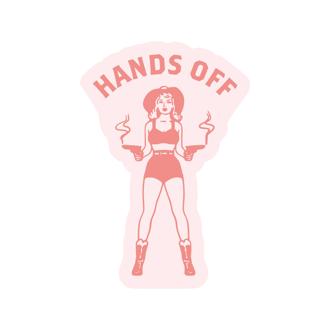 Cowgirl Feminist Politics High Quality Vinyl Sticker