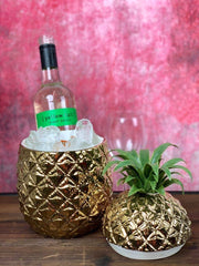 Gold Pineapple Ice Bucket