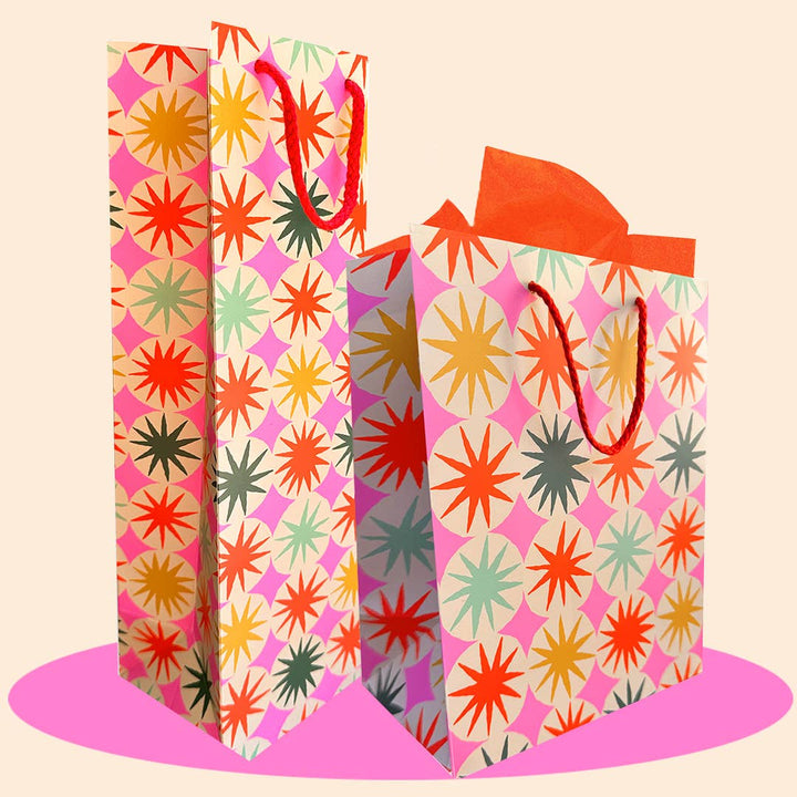 Retro Starburst Gift Bag