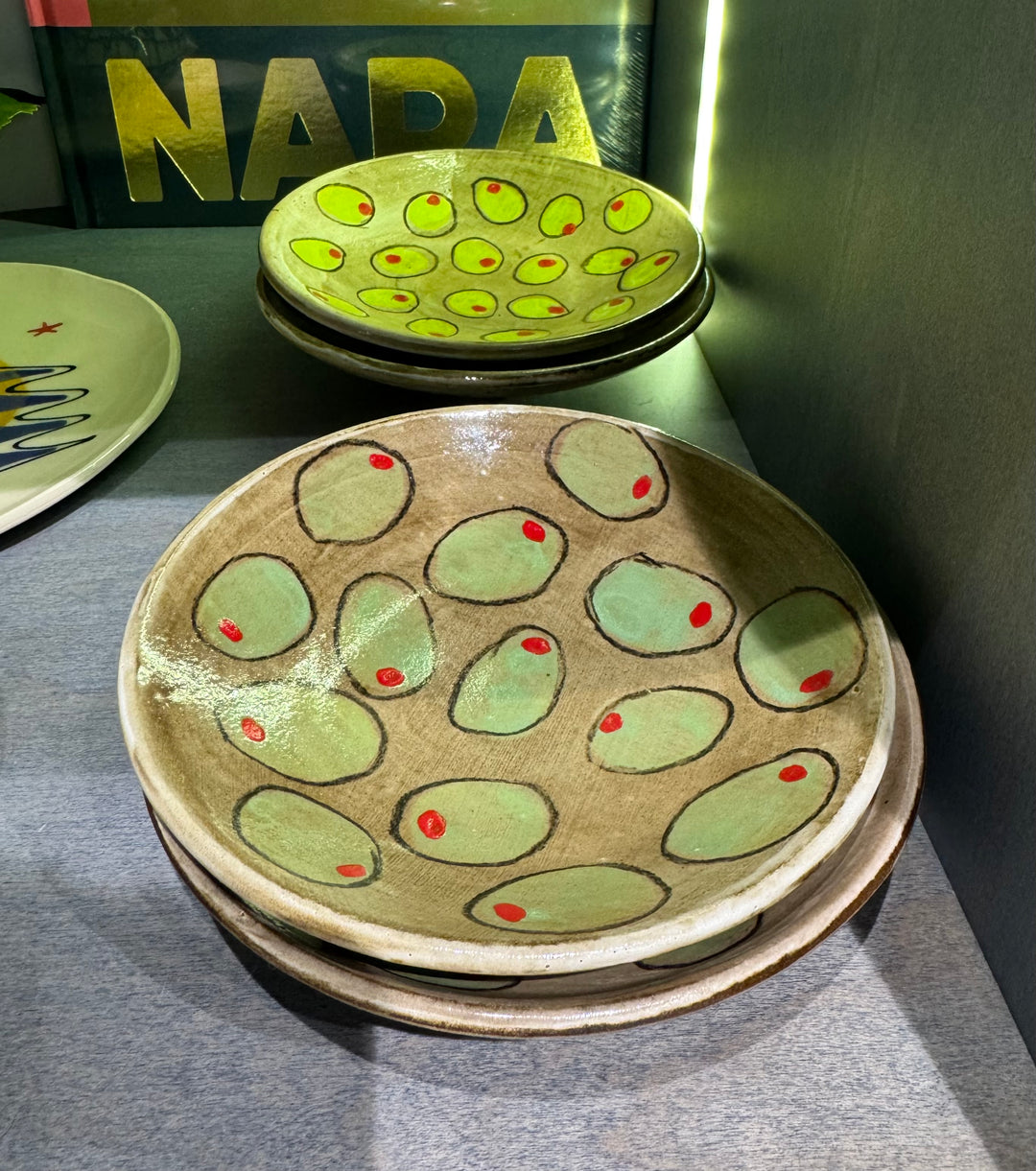 Painted Olive Dish