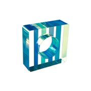 Napkin Rings - Set of 4: Purple-Blue / Square