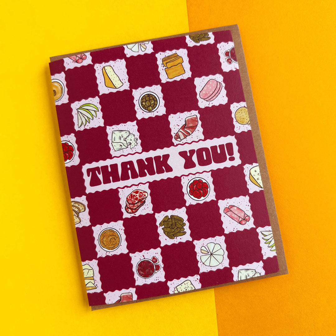 Charcuterie Check Thank You Card
