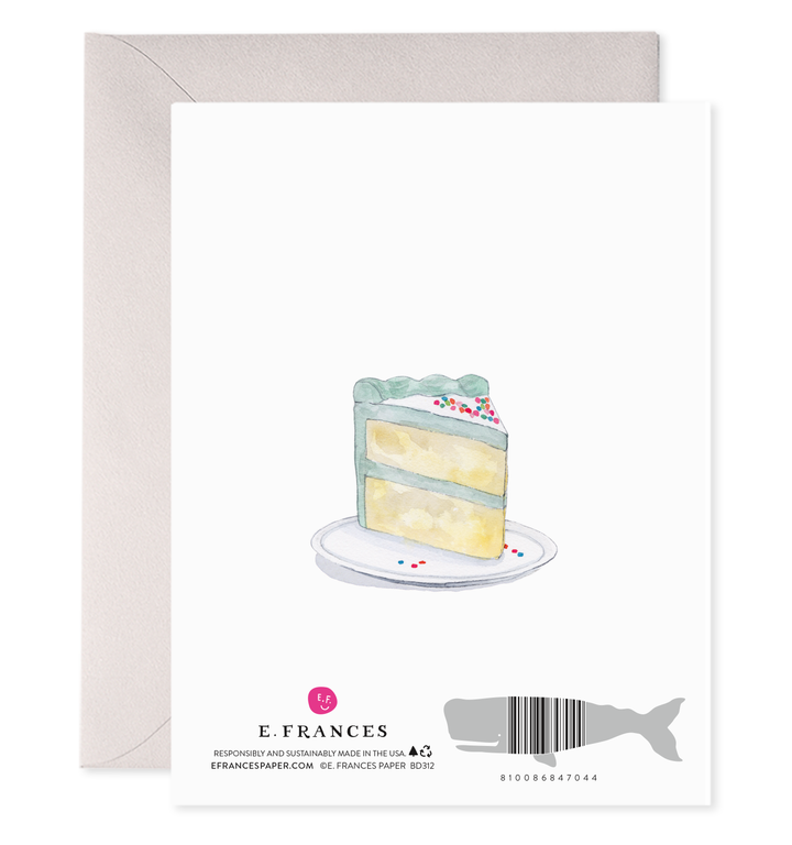 Cake Slice Birthday Greeting Card